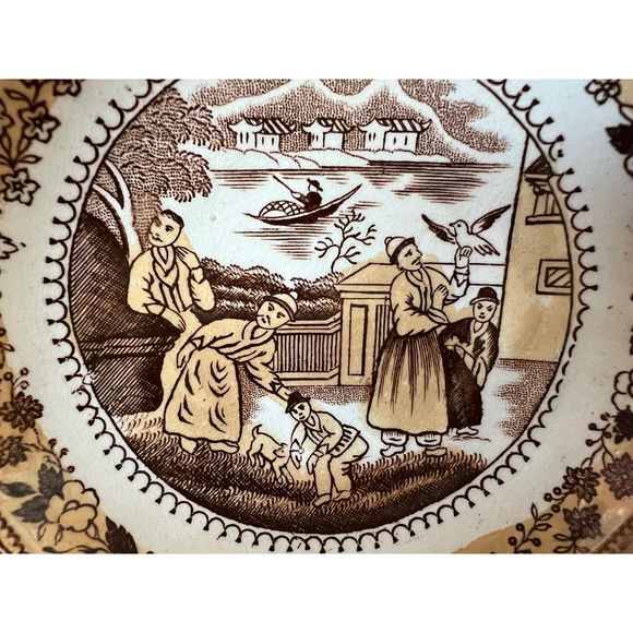 Antique Petrus Regout Maastricht Holland Timor Chinoiserie Teacup and Saucer - Picture 10 of 11